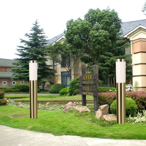 مربط أسود فضي منظر طبيعي مرصعة ضوء مسار خارجي 60 فولاذ مقاوم للصدأ + كمبيوتر IP65 - Product Image 1