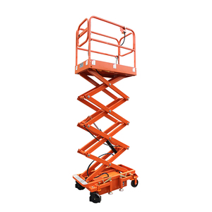 소형 4.8m 수동 유압 리프팅 미니 가위형 리프터 실내 램프 유지보수용 - Product Image 4