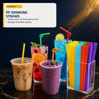 Pailles jetables écologiques Richer en PLA pour les fêtes de bubble tea et l'utilisation en bar - Biodégradables, recyclables, emballage en vrac