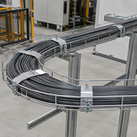 Plateau de câblage en acier inoxydable LINSHENG 304 perforé 200x100x1.2mm pour zone sanitaire d'usine alimentaire et de boissons