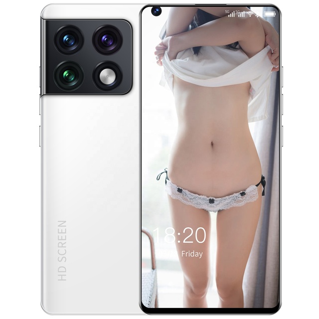 New Fashion 10 Pro 40MP+48MP Camera 16GB+512GB 7.8 Inch 5G Mobile Phone GPS Fingerprint Identification Android 11 Smartphone
