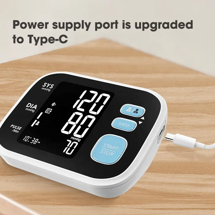 Atacado casa inteligente Bluetooth & App análise braço pressão arterial monitor digital portátil LCD BP máquina