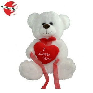 Tùy Chỉnh Couple Tim Teddy <span class=keywords><strong>Bear</strong></span> Nhồi Bông Đồ Chơi Valentines Quà Tặng - Product Image 3