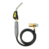 Torche de brasage au gaz MAPP à allumage automatique, tête pivotante à 360 degrés pour le soudage de tubes en cuivre HVAC