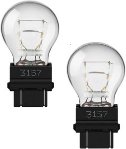 Ampoules halogènes de voiture T25 blanc chaud de haute qualité 3157 12V 21/5W transparentes, vente en gros d'usine - Product Image 1