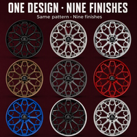 Jantes forgées bronze à 5 branches en maille, 3 pièces, à déport profond, 19, 20, 21 pouces, 5x120, 6061-T6 pour Nissan, jantes personnalisées, directement de l'usine