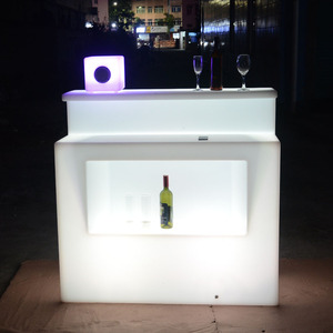 Modern Design Luxury LED Outdoor <strong>bar</strong> Counter Furniture Mobile <strong>bar</strong> <strong>Stool</strong> <strong>and</strong> Chair Cocktail <strong>Table</strong> Hookah Set for Events - Product Image 4