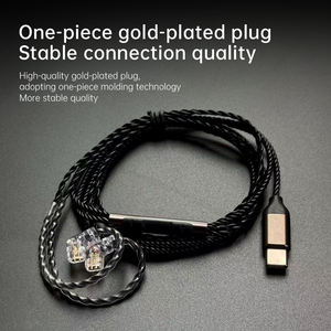 CCA JT2 Câble standard à âme en cuivre sans oxygène de haute pureté, construction tressée à la main, fiche plaquée or, connexion stable, qualité - Product Image 5