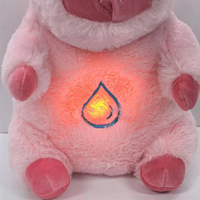 Jouet en peluche Light up Audio Breathing Bear Baby Capybara Doll Baby Sleeping Doll