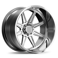 Jantes de camion forgées sur mesure SL 28X16 22X14 30X16 24X12 Super Single Deep Concave Noir Mat avec 8X180 8X170 6X135 pour Ford F250