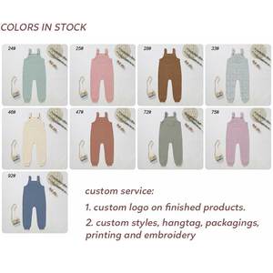 סתיו ילדים תינוק חדש ג 'ינס כיס אוברולים ילדים חמוד ילדים מכנסיים - Product Image 2