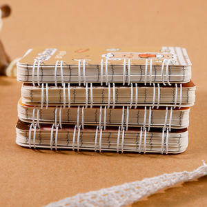 2024 nuevo estilo A7 lindo oso <span class=keywords><strong>serie</strong></span> línea espiral aprendizaje libro de palabras para papelería escolar Mini cuaderno portátil - Product Image 4