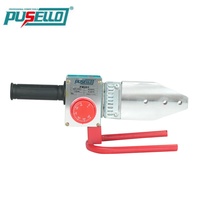 Machine à souder les tuyaux PPR/HDPE PUSELLO 1100w de haute qualité, machine à souder les tuyaux en plastique, outil de chauffage des tuyaux avec support en fer