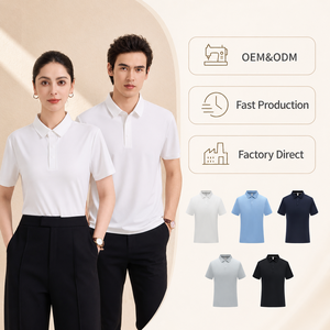 <strong>80S</strong> Premium Fabric <strong>Men's</strong> Classic Polo Shirts Custom Logo Seamless Soft Silky Business Casual Versatile <strong>Men</strong> <strong>Clothes</strong> - Product Image 1