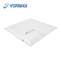 Plafonnier led ultramince avec cadre plat rétroéclairé, carré, luminaire décoratif de plafond, montage en surface sur panneau, dimensions 60x60, 120x60, 120x30 cm