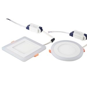 6 + 3W AC220-240v màu kép LED siêu mỏng Bảng điều khiển ánh sáng nhúng vuông giấu xuống ánh sáng đèn nhà - Product Image 2