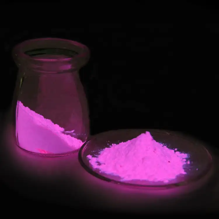Bột Phát Quang Màu Hồng Strontium Aluminate Huỳnh Quang Bột Injection Molding Color Changing Pigment