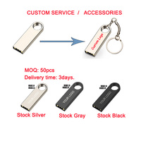Fleshka 4in1 Mini USB 3.0/2.0 Type-C OTG 4in1 Clé USB 8GB/16GB/32GB/1TB/2TB/128GB/64GB Pendrive avec alliage de zinc"