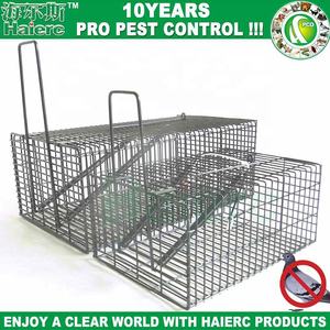 Fareler kontrol çelik tel Metal fare fare kapanı kafes kullanımlık fare kapanı kafes canlı fareler bahçe kemirgen kontrolü için tuzak - Product Image 6