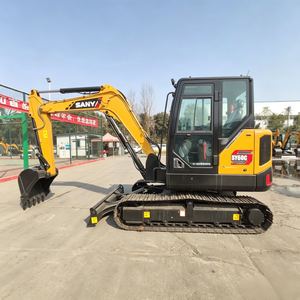 Meilleur prix, fourniture d'usine, SANY SY60C, mini-excavatrice sur chenilles de 6 tonnes, design compact, haute efficacité, équipement de construction fiable - Product Image 1