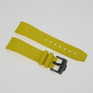 สายนาฬิกา SKX007 คุณภาพสูง ทำจากยางวัลคาไนซ์สีเหลือง หนา 1.8 มม. และ 2.5 มม. พร้อมรูขนาด 22 มม. สำหรับนาฬิกา รุ่นพรีเมียม - Product Image 3