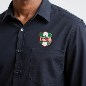 Toptan Nijerya Hatıra Rozetleri Ulusal Amblemli Bayraklı Ülke Şekilli Diplomatik Etkinlik Takım Elbise Broşları Özel Yapım - Product Image 5