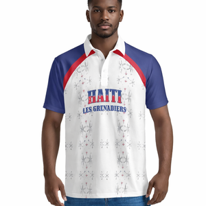 Polo de Mayoreo de Primera Calidad para Fanáticos del Fútbol Haitiano, Mundial 2026, Polo de la Selección Haitiana - Product Image 1