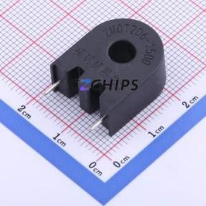 หม้อแปลงกระแสไฟฟ้า ZMCT206-1500ผ่านตัวเหนี่ยวนำรู (THT) - Product Image 1