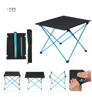 Table de Camping en alliage d'aluminium, tissu Oxford 600D, nouvelle collection, très légère, pliable, pour pique-nique Camping