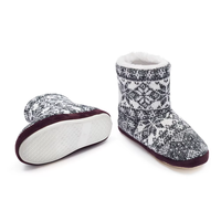Bottes d'intérieur douces et chaudes pour l'hiver Bottes d'intérieur en peluche antidérapantes Bottes d'intérieur pour le sol Bottes de maison