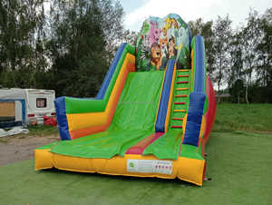 Perlengkapan taman menyenangkan, peralatan permainan luar ruangan lucu rintangan tiup Kombo garansi 3 tahun rumah istana tiup - Product Image 5