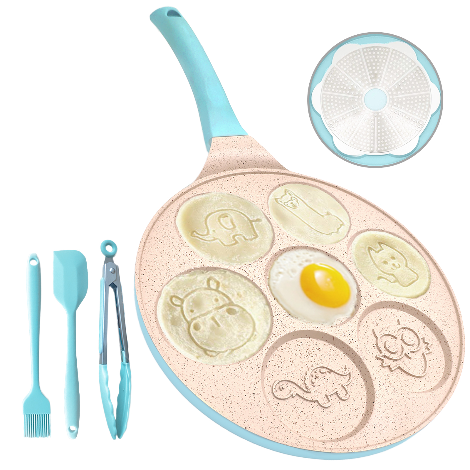Хит продаж, кухонная посуда для приготовления пищи, сковорода, мини-яйцо, блины, сковорода, набор