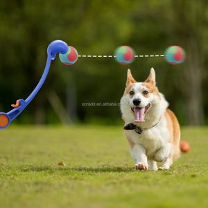 SORADD SRD-525 Portable and Foldable <b>Ball</b> Launcher <b>for</b> <b>Dogs</b> Interactive Tennis <b>Ball</b> Thrower Outdoor Training Toy - Product Image 1