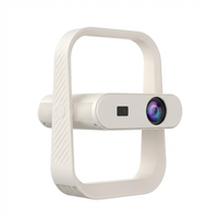 Projecteur portable mini HY370 avec stabilisateur, mise au point automatique, objectif LED, WiFi 6, Android 14, 5G, mise au point électrique pour cinéma maison