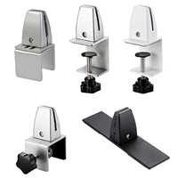 Clips et supports réglables en alliage de zinc pour étagères de bureau, cloisons de séparation, résistants à la corrosion, pour la maison