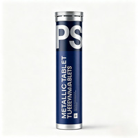 Tube en aluminium imprimé sur mesure pour comprimés effervescents, emballage vide en aluminium pour comprimés effervescents de vitamines