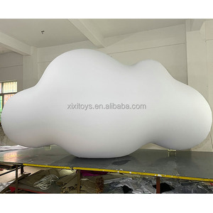 Globos de nubes inflables colgantes, decoración para clubs, modelos de nubes de aire inflables de 4m/13 pies de largo - Product Image 2