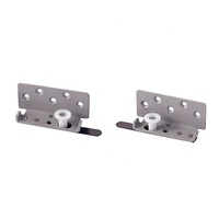 Système de rouleau de porte coulissante de garde-robe Raccords en bois Système de rail Roue