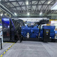Générateur à aimant permanent à châssis ouvert 1,5 MW 2 MW pour centrale électrique, avec démarrage automatique du moteur, super silencieux, avec capot insonorisé