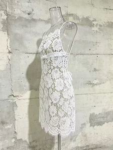 Vestido Corto Blanco con Cuello Halter de Encaje, Vestido de Novia Ligero Estilo Francés, Falda Corta para Registro de Certificado de Matrimonio - Product Image 6