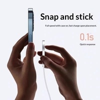 Disque magnétique Magsafe avec adhésif pour support de téléphone portable en fer