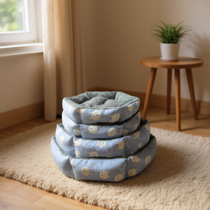 Cuccia per Cani Yommy, Materasso Esagonale per Animali Domestici 43x43x12cm Taglia S, Imbottitura Interna Rimovibile, Fondo Impermeabile Antiscivolo - Product Image 2