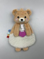 Ours en peluche brun personnalisé de bonne qualité, jouet de dentition doux pour bébé