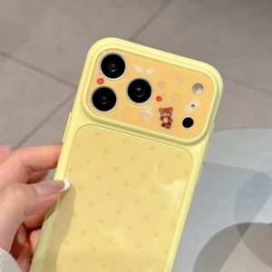 เคสโทรศัพท์ลายการ์ตูนน่ารัก ลายจุด TPU PC สำหรับ iPhone 17 16 15 14 13 Pro Max ป้องกันการกระแทก ดีไซน์สีพาสเทล - Product Image 3