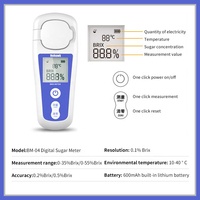 High Precision Digital Fruit Sugar Meter Brix Measuring Device Precision Refractometer for Foods and Sugars Test Equipment