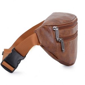 Sac bandoulière tendance en cuir PU, nouvelle collection, personnalisable en usine, avec sangle réglable, sac banane et sac de poitrine - Product Image 2