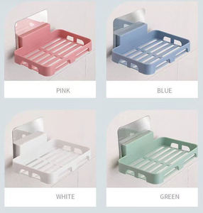 Nouvelle étagère murale créative pour salle de bain et chevet, support de savon et de téléphone portable, sans perçage, accessoire de rangement - Product Image 5