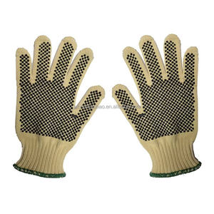 Guanti da Lavoro Antitaglio e Antiscivolo Resistenti, con Palmo Rivestito in Silicone, Protezione da Tagli/Perforazioni 7 oz, Resistenti al Calore - Product Image 1