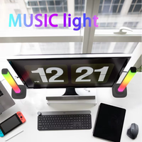 Vente chaude Moderne RVB LED Barre Lumineuse Smart App Contrôlée Reconnaissance Du Rythme Chambre Ambiance Lampe En Plastique TV Écrans D'ordinateur