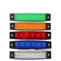 6 lampes LED d'urgence pour remorque, lampes de signalisation, feux latéraux pour JEEP, camion tout-terrain, UTV 4x4